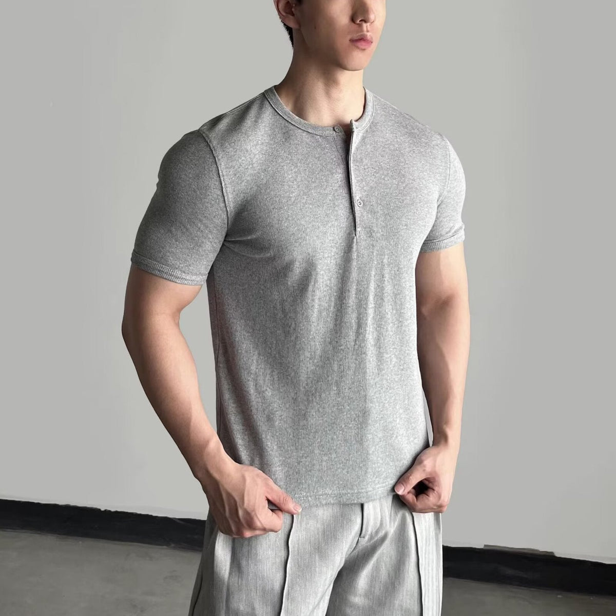 ETRNAL Short Sleeve Henley, view 3