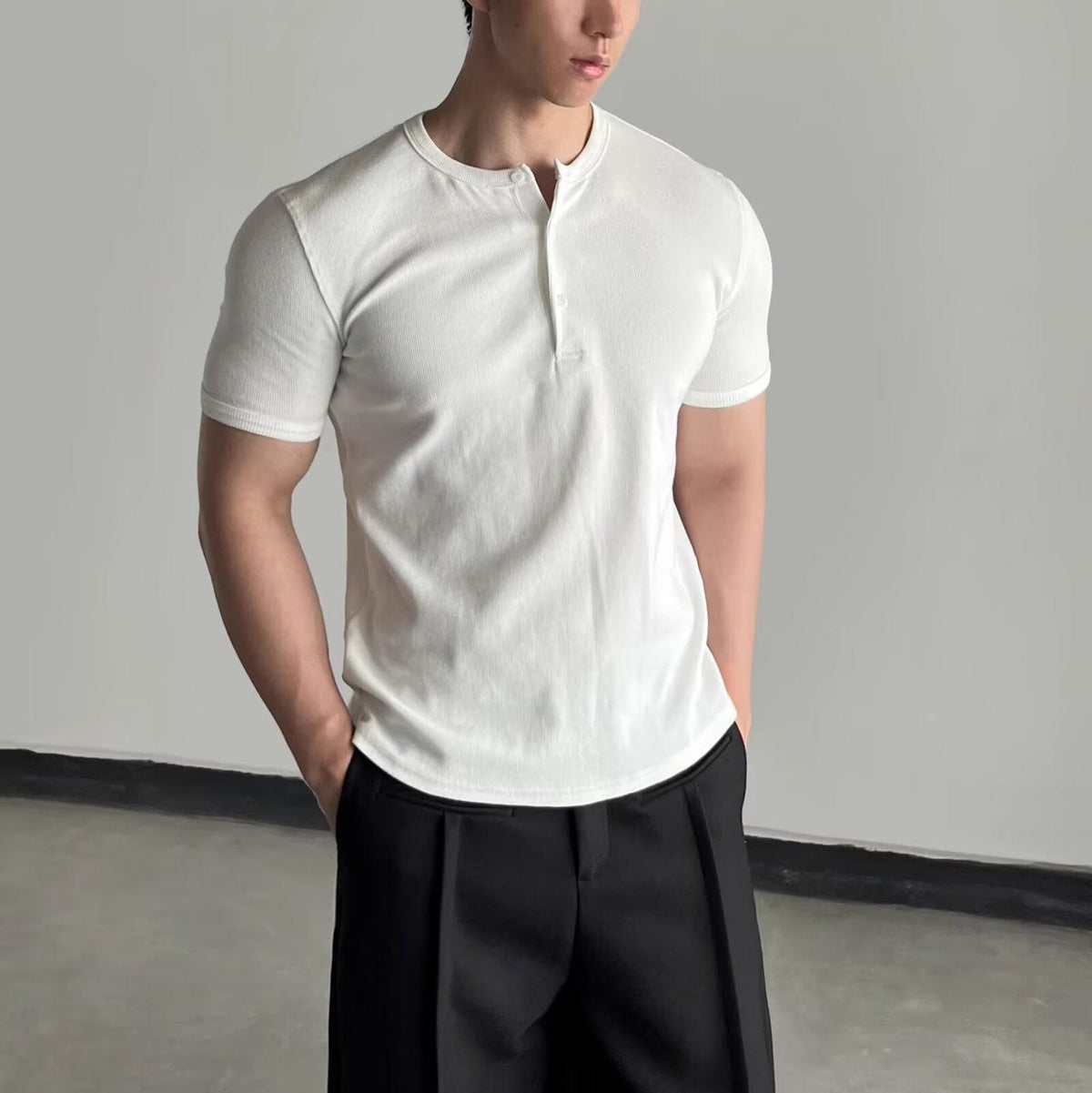 ETRNAL Short Sleeve Henley