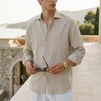 ETRNAL Long Sleeve Linen Shirt