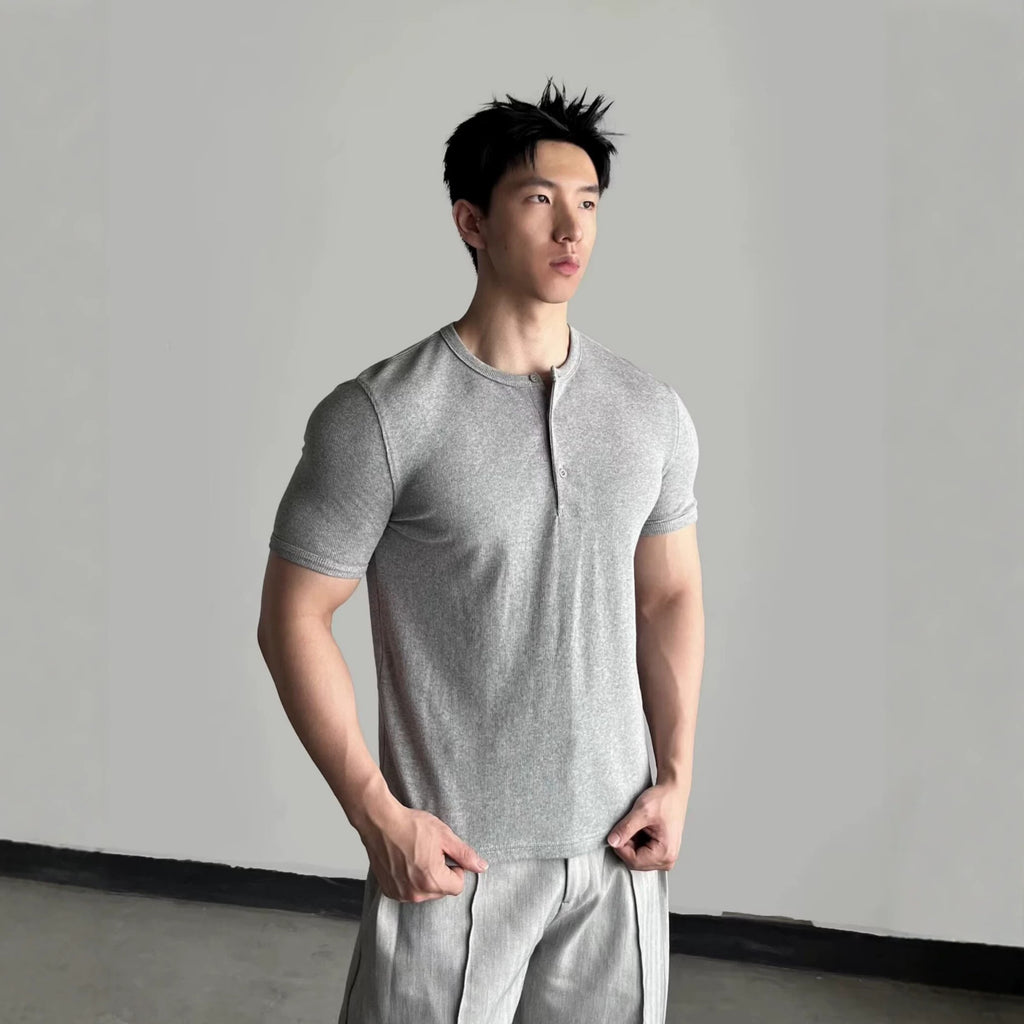 ETRNAL Short Sleeve Henley, view 4