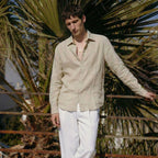 ETRNAL Long Sleeve Linen Shirt, view 4
