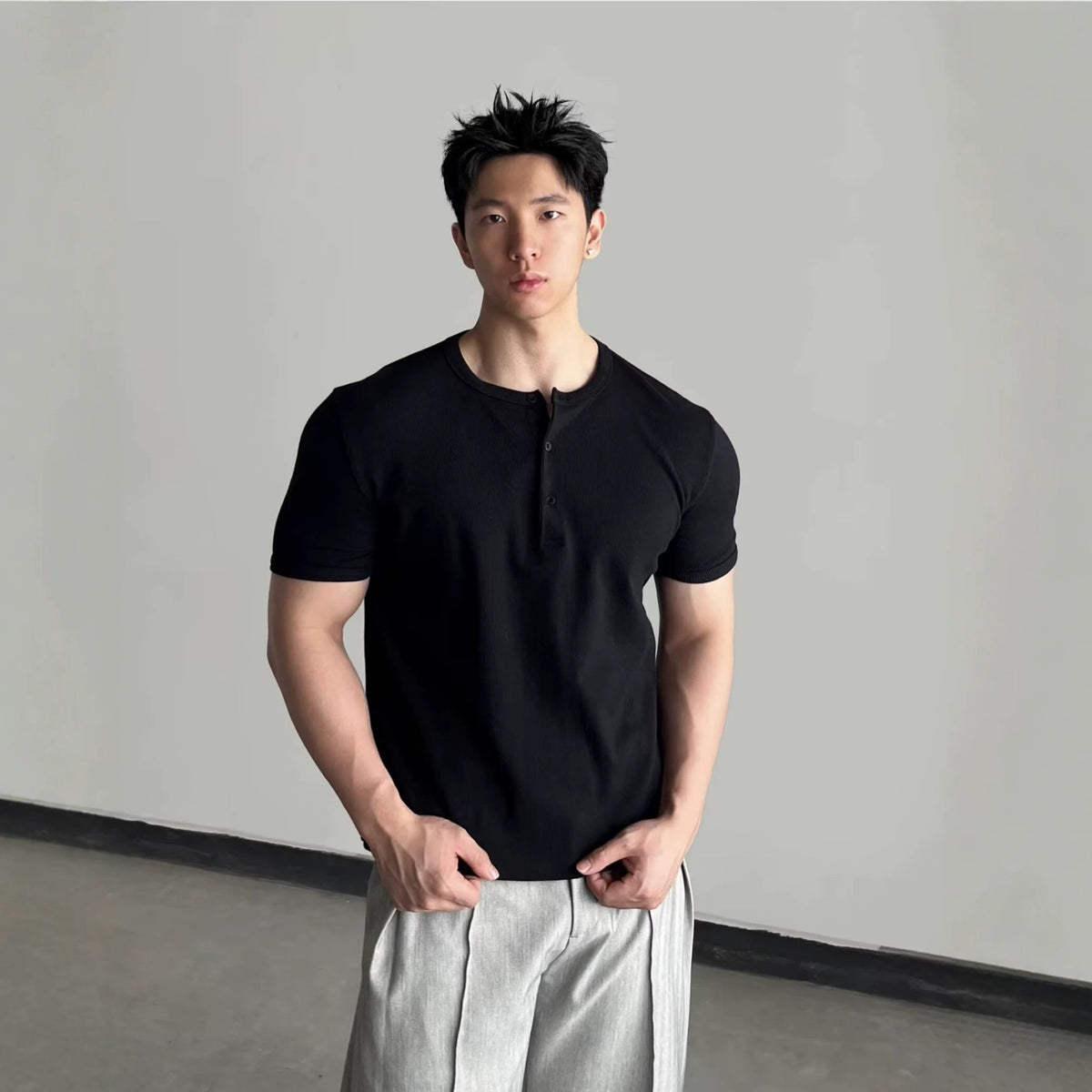 ETRNAL Short Sleeve Henley, view 6