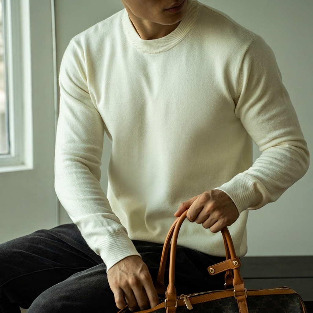 ETRNAL Wool Sweater, flat lay, view 4